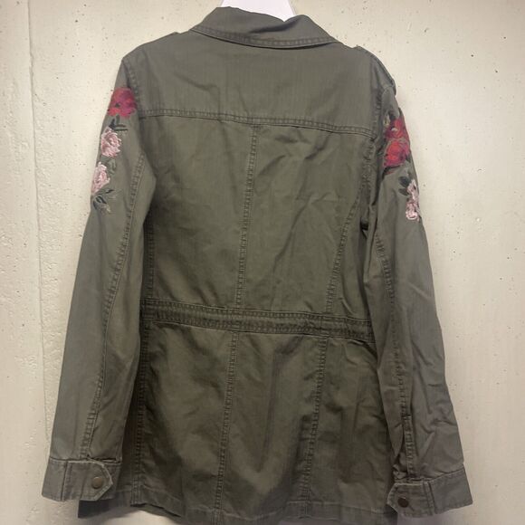 GreenCargo Jacket With Rose Embroidery - Size Small - Picture 2 of 5